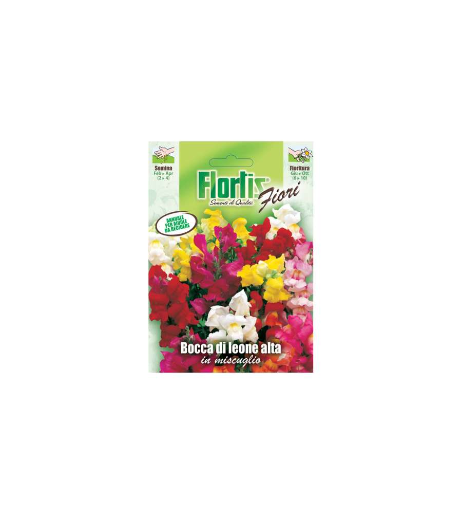 Flortis Semi di Fiori Bocca Di Leone Mix - Pronti per Semina
