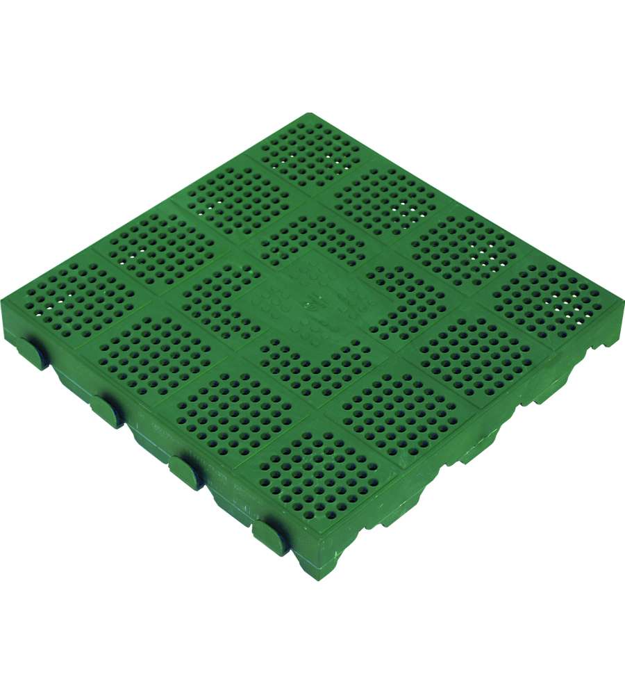 Art Plast Piastrella Polipropilene Verde - 40x40 cm