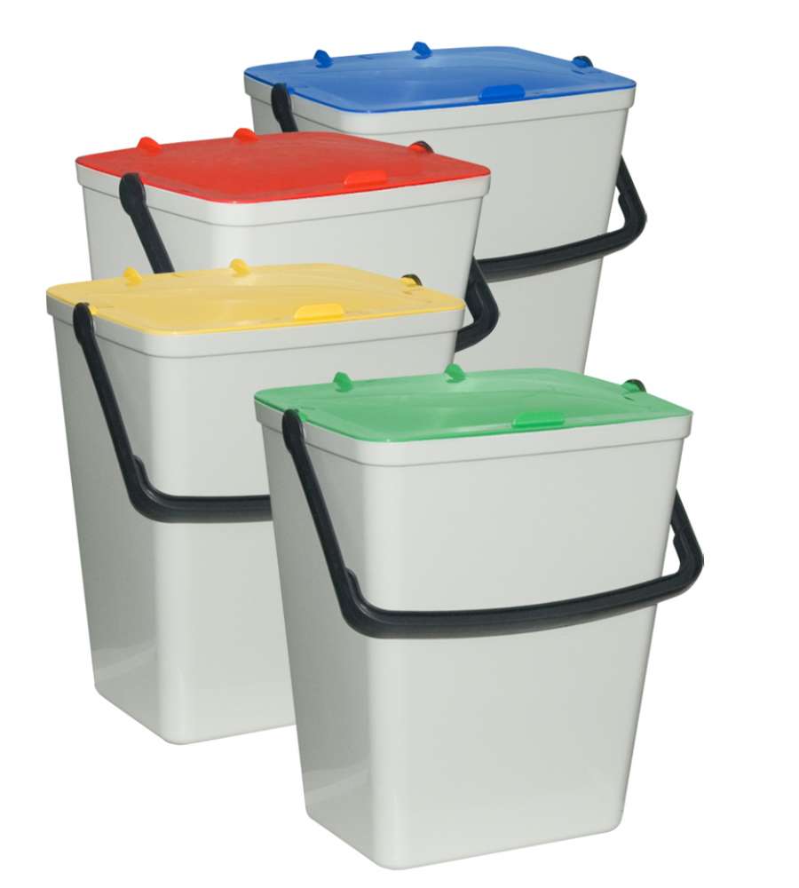 Art Plast Pattumiere - Vari Colori - 30,5x26,5x41 cm
