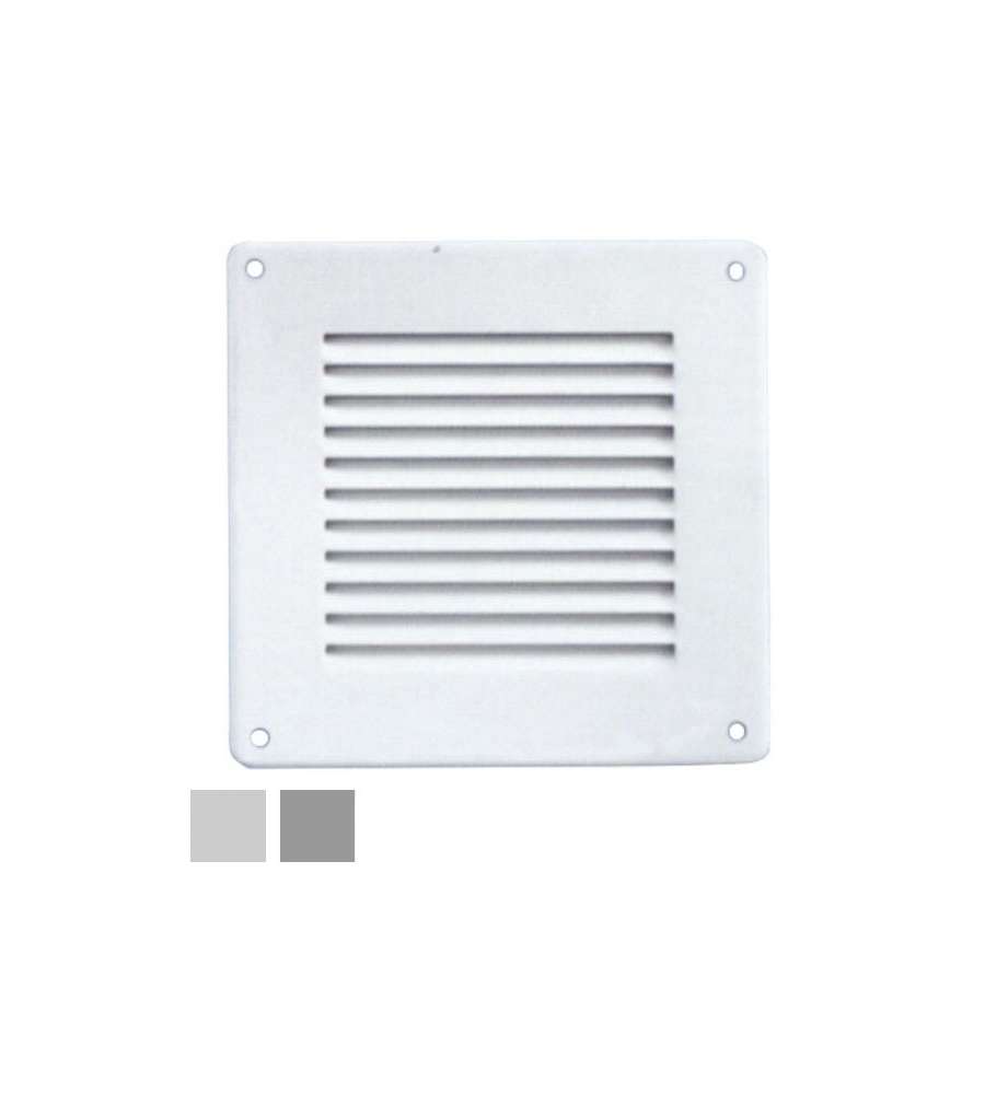 Griglia Areazione in Lamiera Bianca - 140x140 mm