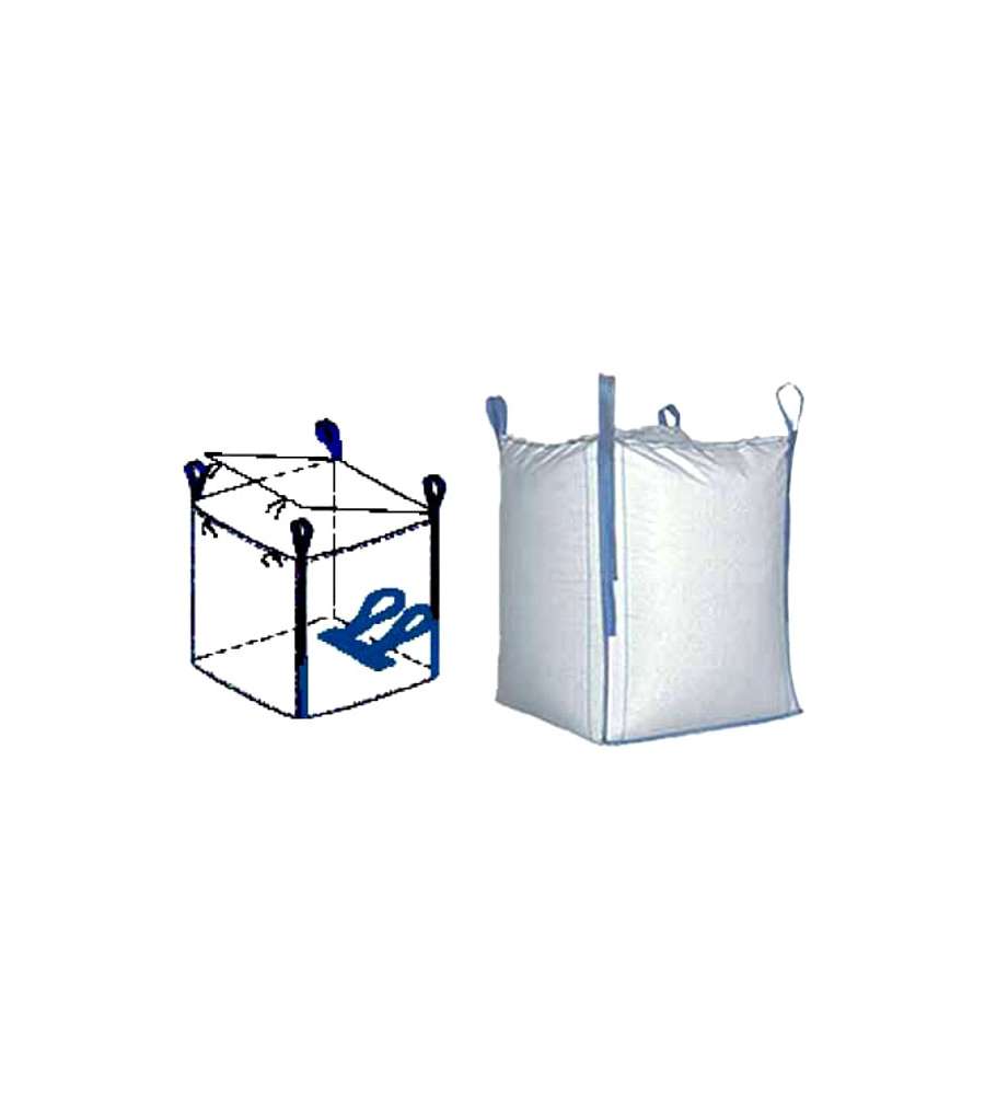 Saccone Macerie Cm 91X91 H 120 con 4+2 Bretelle
