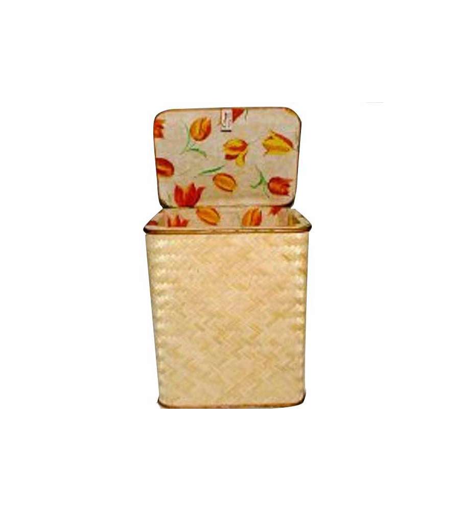 Cestone Vimini Cuscino  38 X 28 X 51 H Cm
