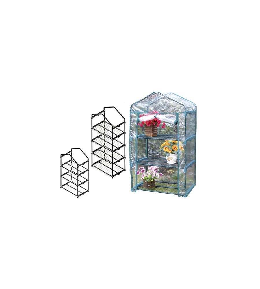 Serre Brixo C/3 Ripiani Cm.69X49X130H