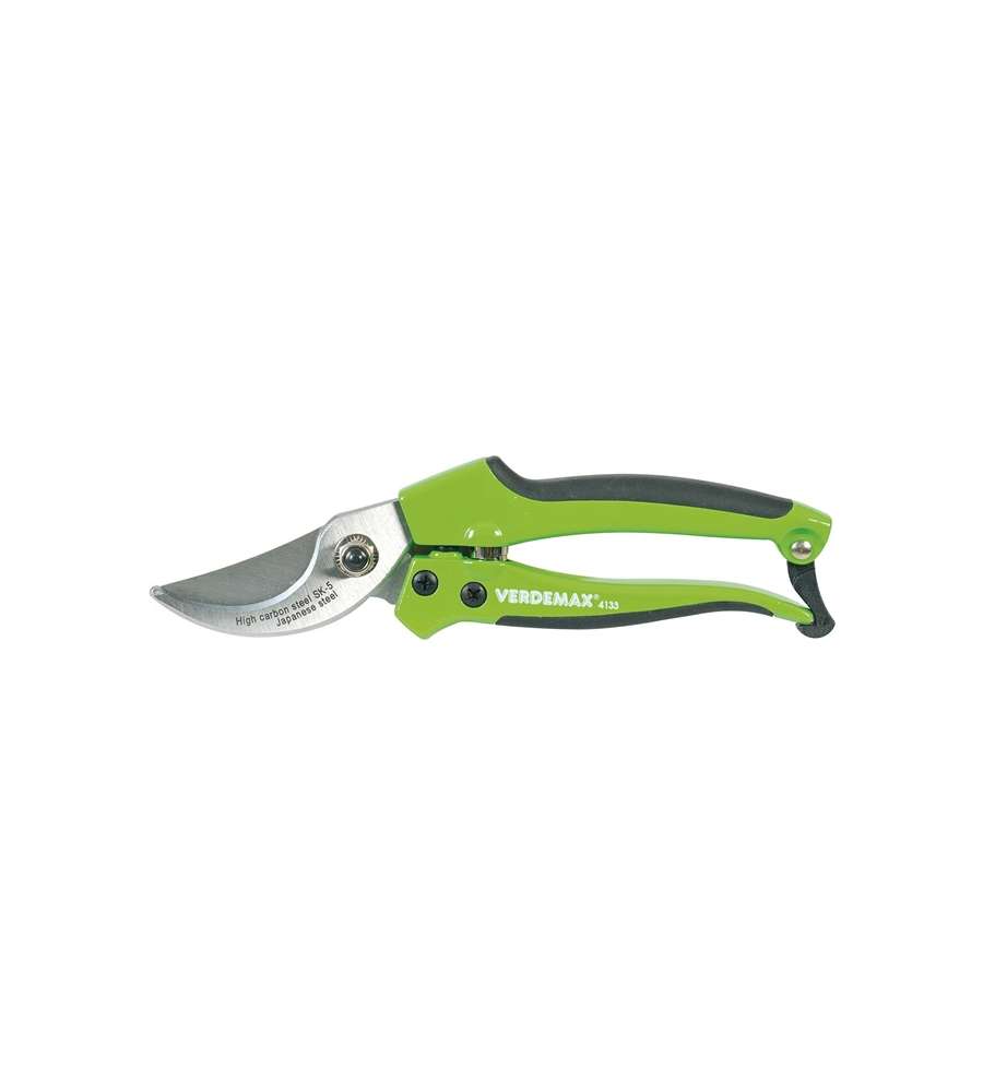Verdemax Forbici da Giardino Bypass - Verde - 20 cm
