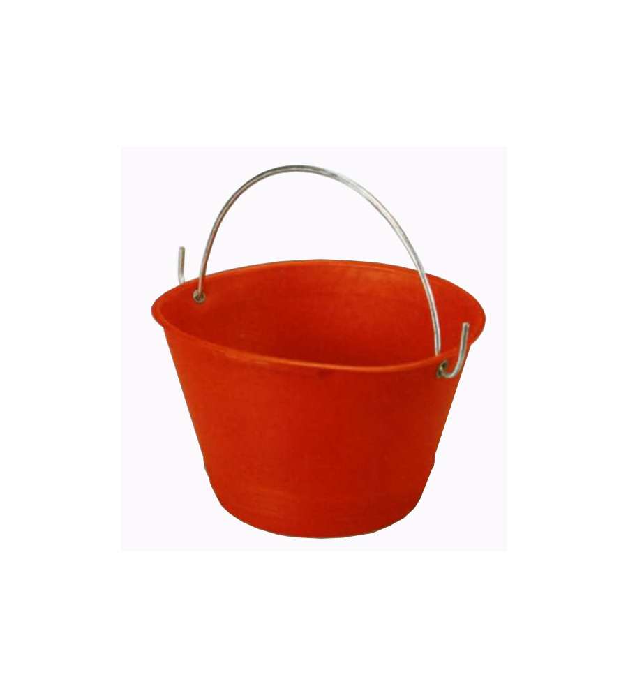 Secchio rosso da muratore