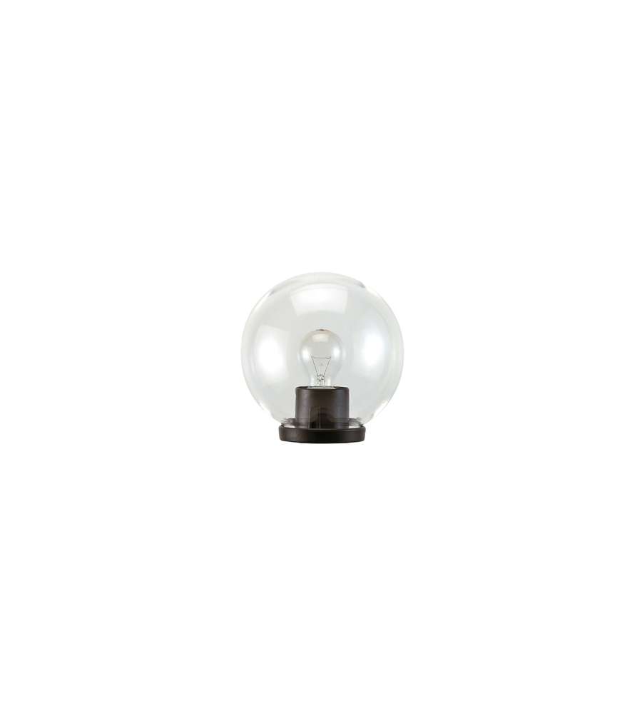 Globo testapalo chiaro termoplastico nero