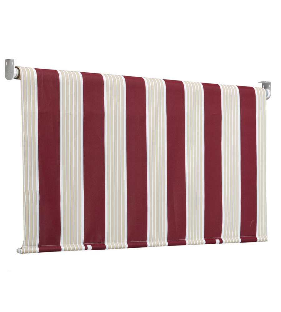 Tenda da Sole Avvolgibile - Rigato Bordeaux - 150x250 cm