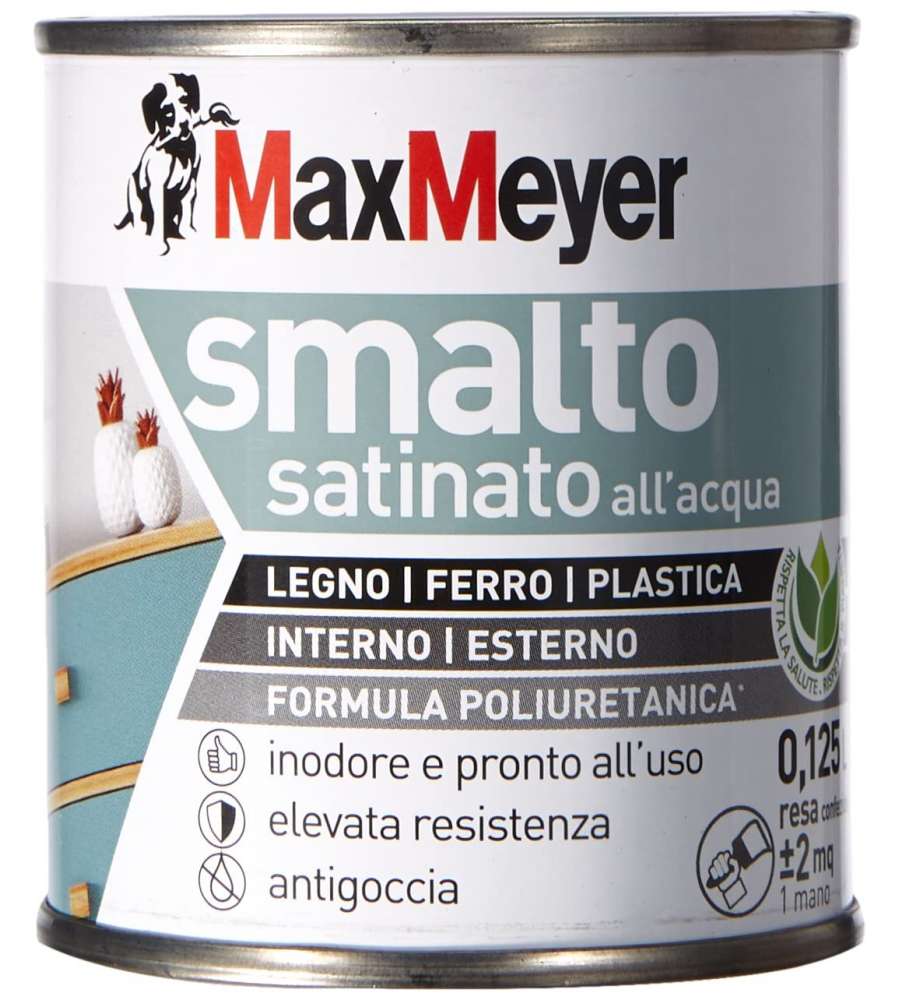 MaxMeyer Smalto Satinato - Bianco - 0,125 l