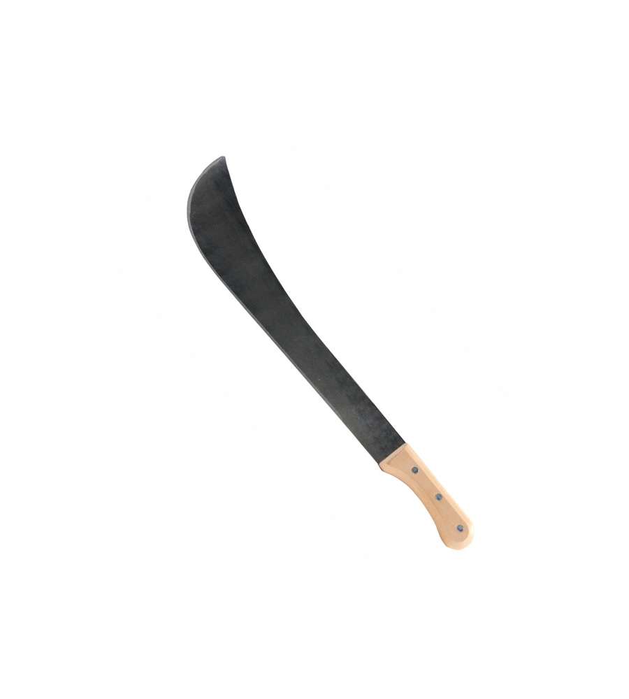 Corneta Machete in Acciaio Temperato - Manico in Legno - 46 cm