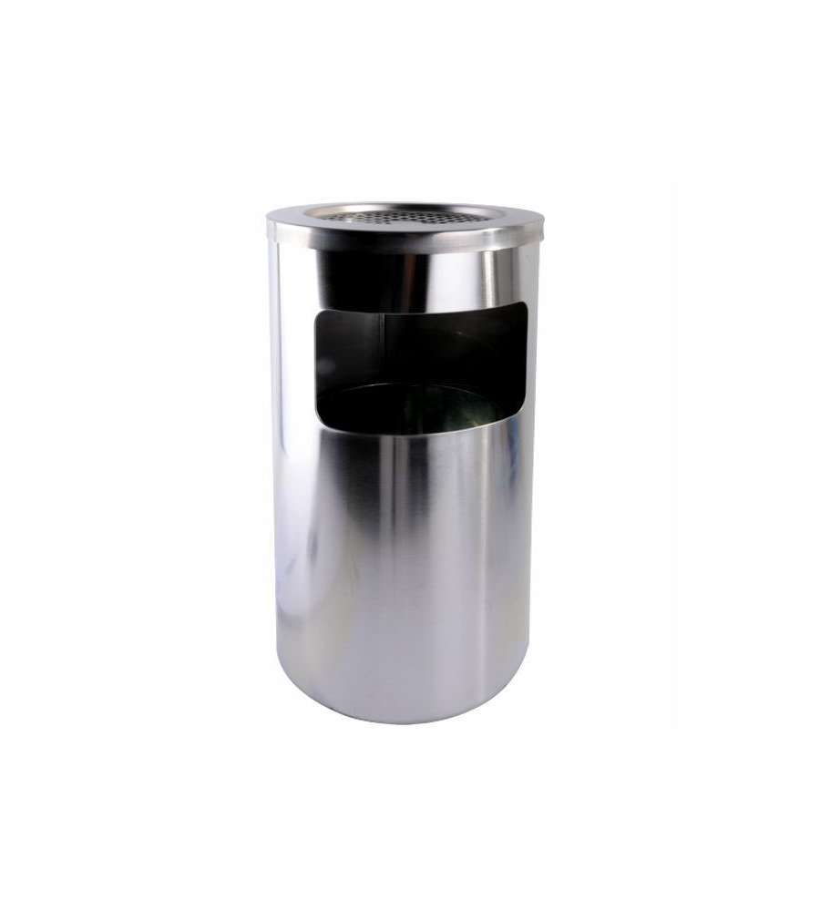 Portacenere inox 25 x 61 h cm