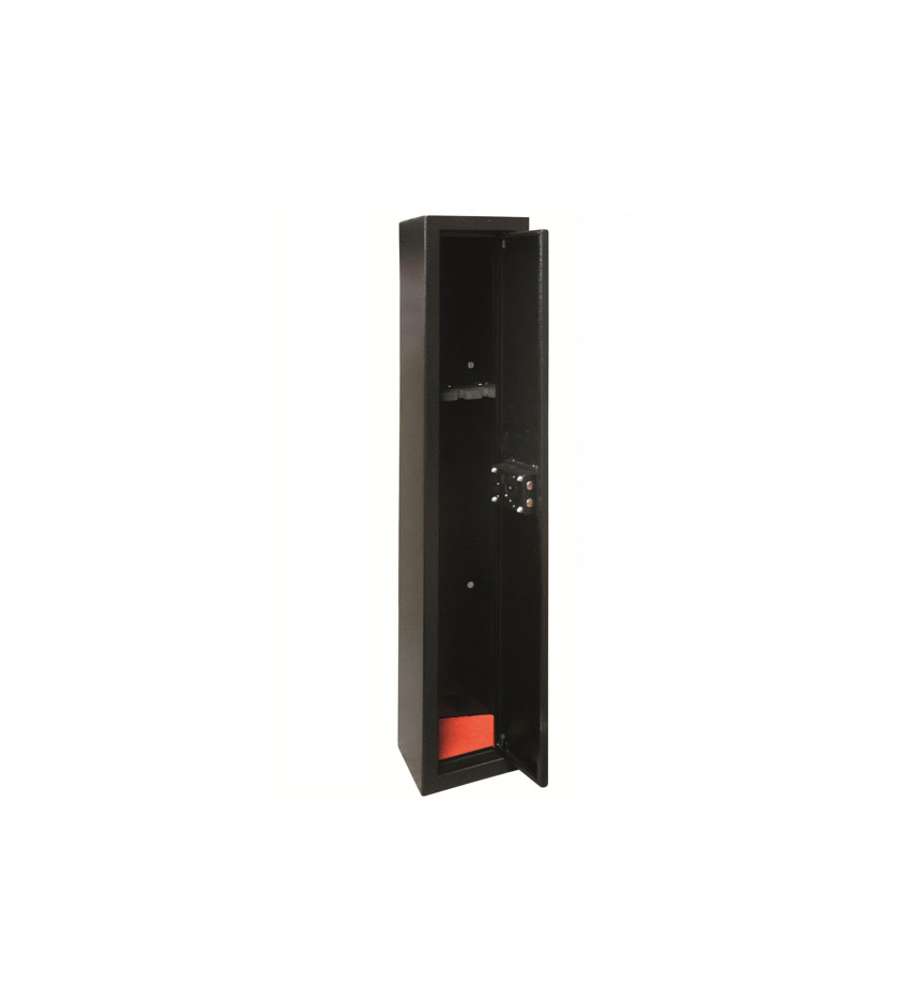 Sicuro Mobiletto Portafucili in Acciaio - 25x21x126 cm