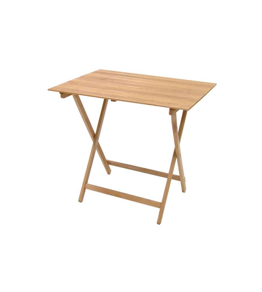 Tavolo legno pieghevole 80 x 60 cm