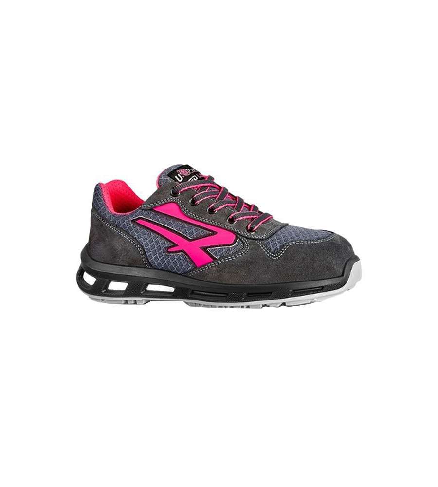 Scarpe Verok Grigio/Fucsia Basse 38     S1P Upower