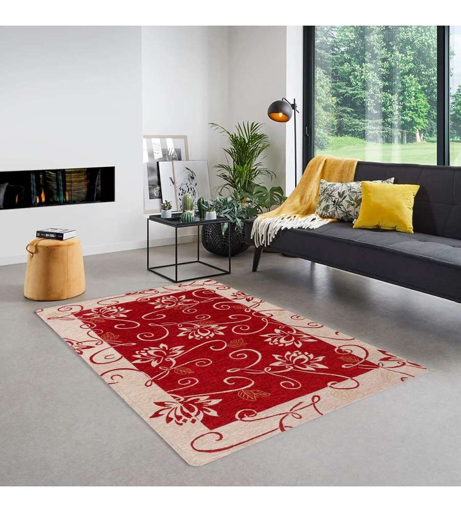 Tappeto Antille rosso 130x200