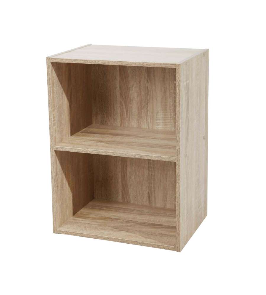 Libreria scaffale assi grezze 40 x 40 h200 cm