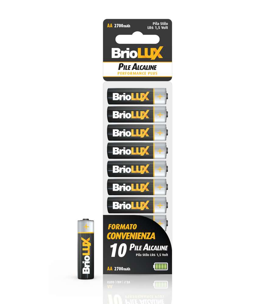 Batterie Stilo AA Alkaline 10 pezzi