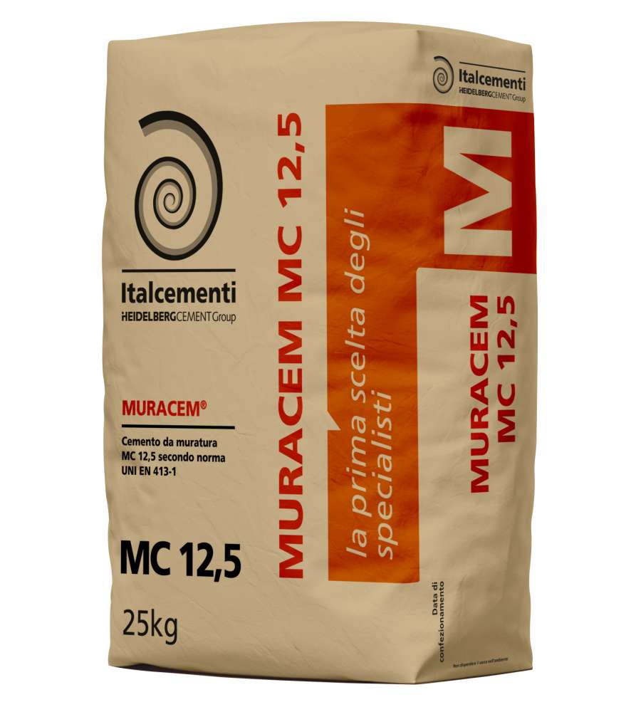 Italcementi Cemento Multifunzionale i.pro Muracem - Grigio - 25 kg