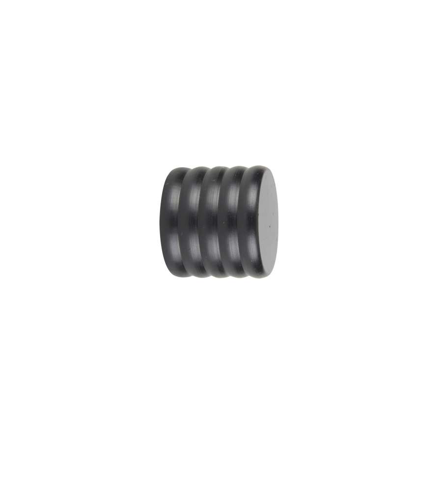 Cintacor Finale per Tende - Nero - 2,8x2,8 cm