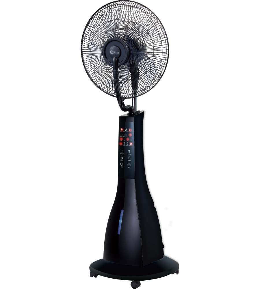Qlima Ventilatore Nebulizzatore Touchscreen - Bianco/Nero - 400mm