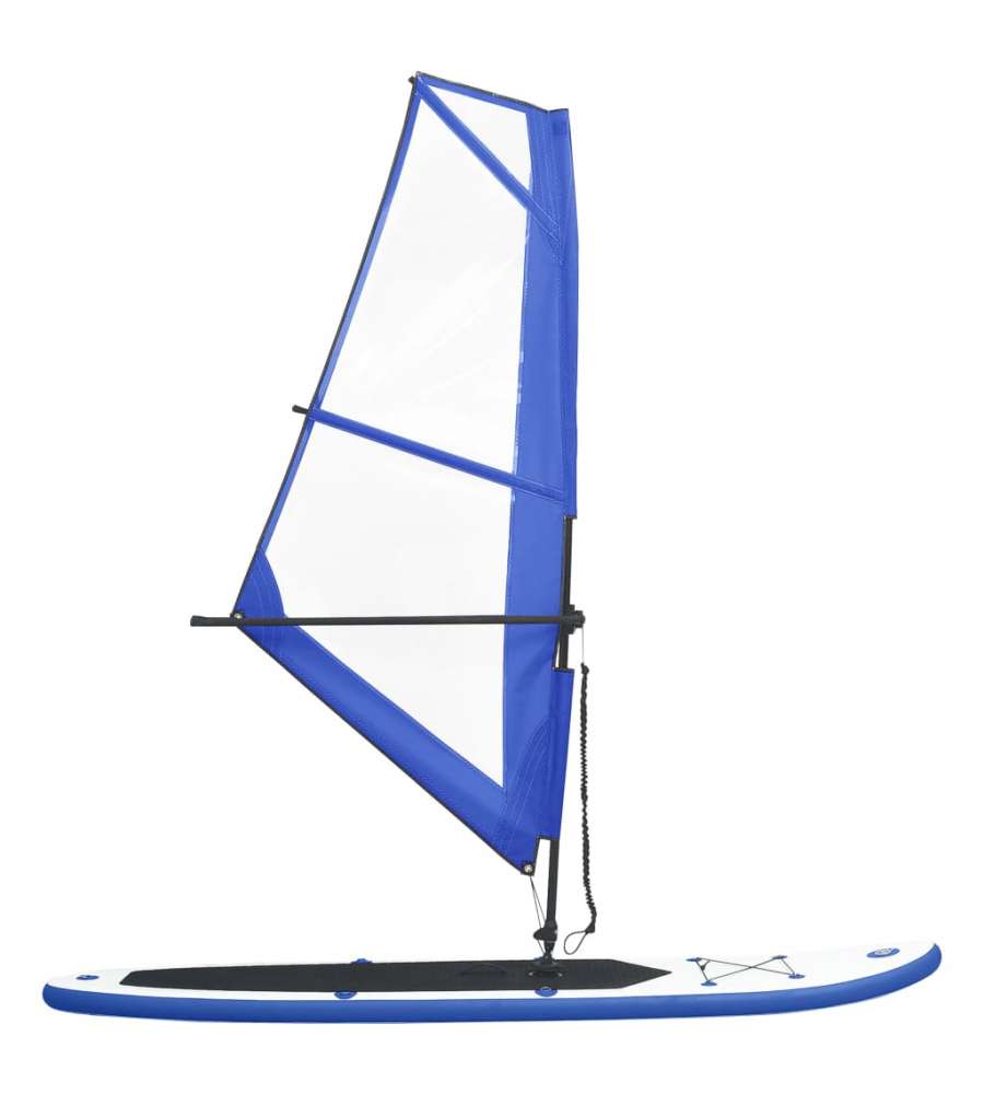 vidaXL Paddleboard Gonfiabile - Blu e Bianco - 330x72x10 cm