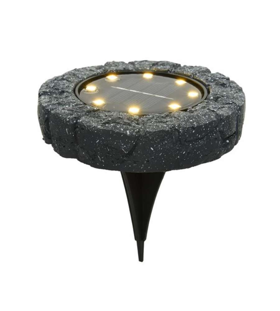 Kaemingk Lampade Solari - Faretto Segnapasso Effetto Roccia 11,2 cm