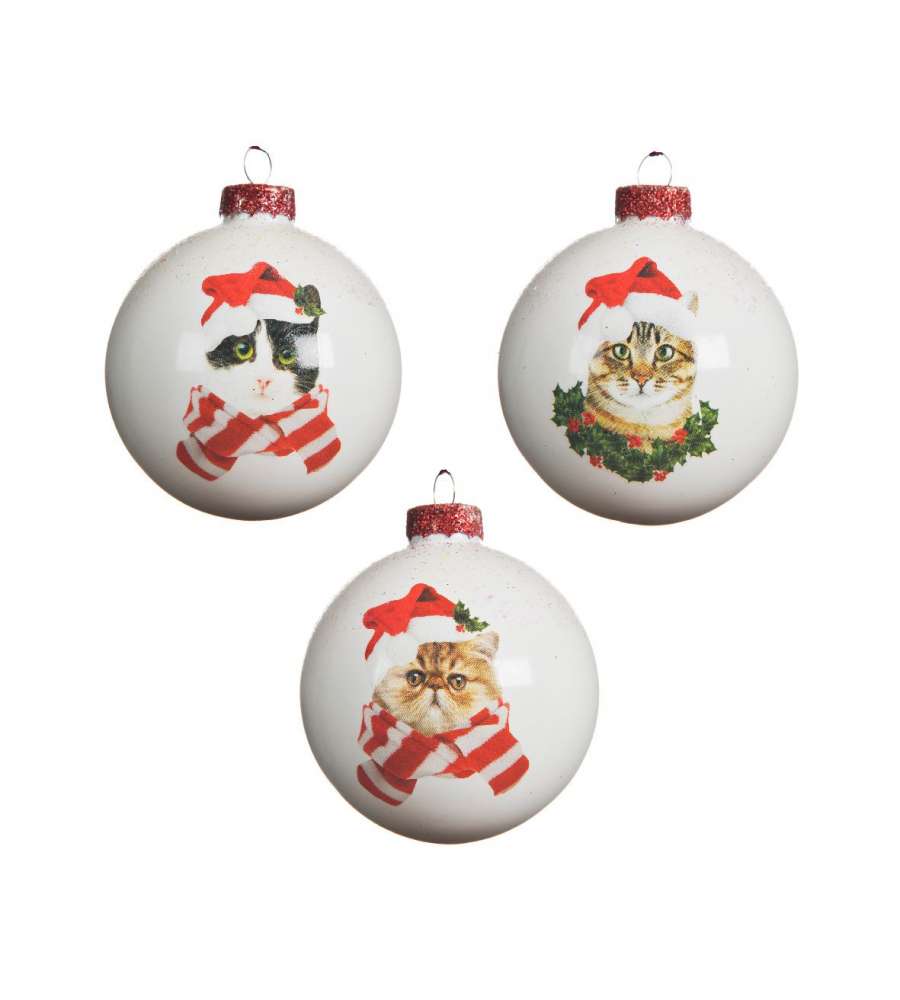 Sfera decorazione gatto