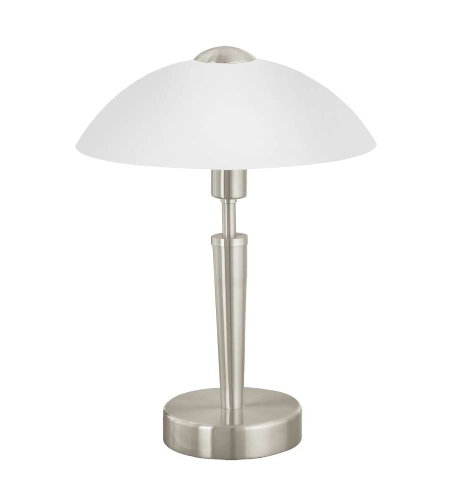 Eglo Lampada da Tavolo Touch - Nickel Opaco -  26 x 36 cm