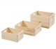 Cassetta legno pino 30 x 20 x 14 h cm