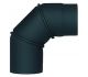 Gomito 90 in acciaio antracite  13 cm