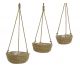 Cesta da appendere 25x12 cm naturale
