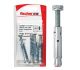 Fischer Tasselli acciaio TA M 6 S/10 K con vite testa esagonale (4 Pz.)