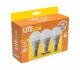 Tris lampadine liteled goccia 6500K