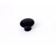 Pomolo in plastica nero diametro 30 mm