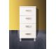 Base cucina da 40 cm con quattro cassetti bianco