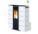 Stufa a pellet compatta Slim 6