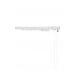 Binario rinforzato estensibile 160-300 cm Bianco