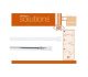 Astina a molla Oval Force Bianco 90-150 cm