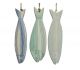 Decoro pesce in legno 1,5x8x h28 cm colori assortiti