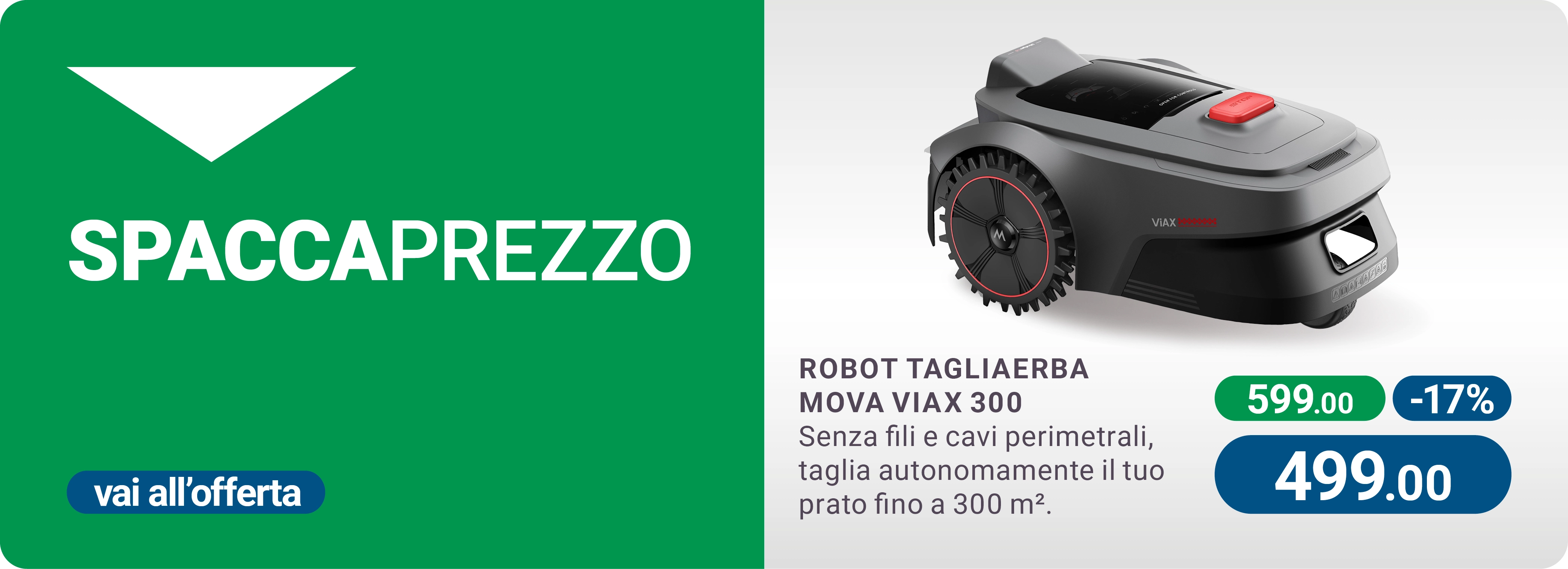 Robot prato verde in offerta