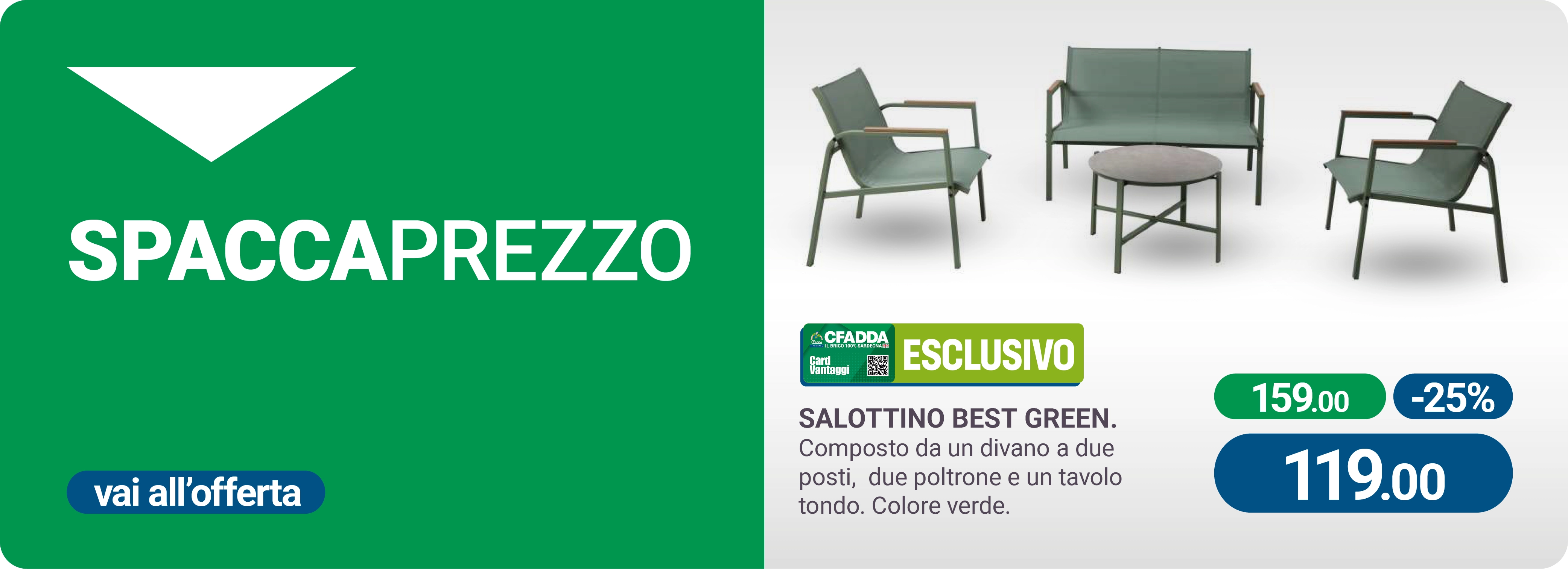 Salotto da giardino Scontato
