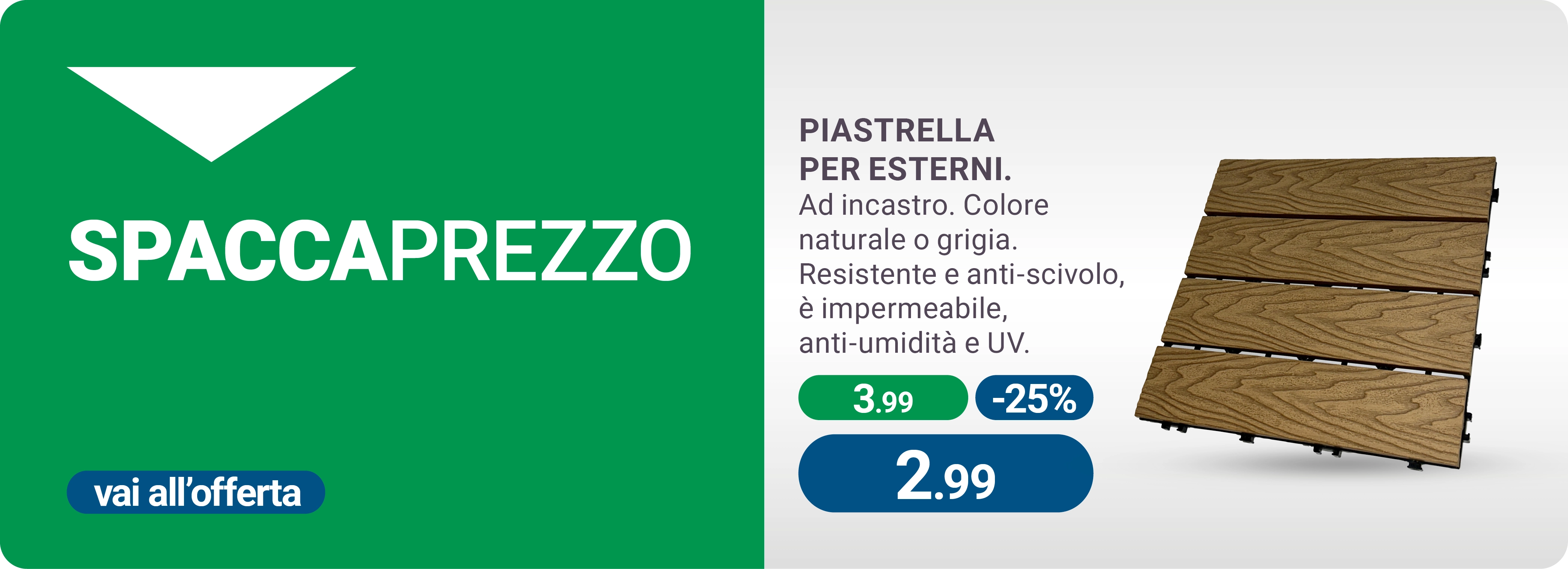 Offerta piastrella per esterni