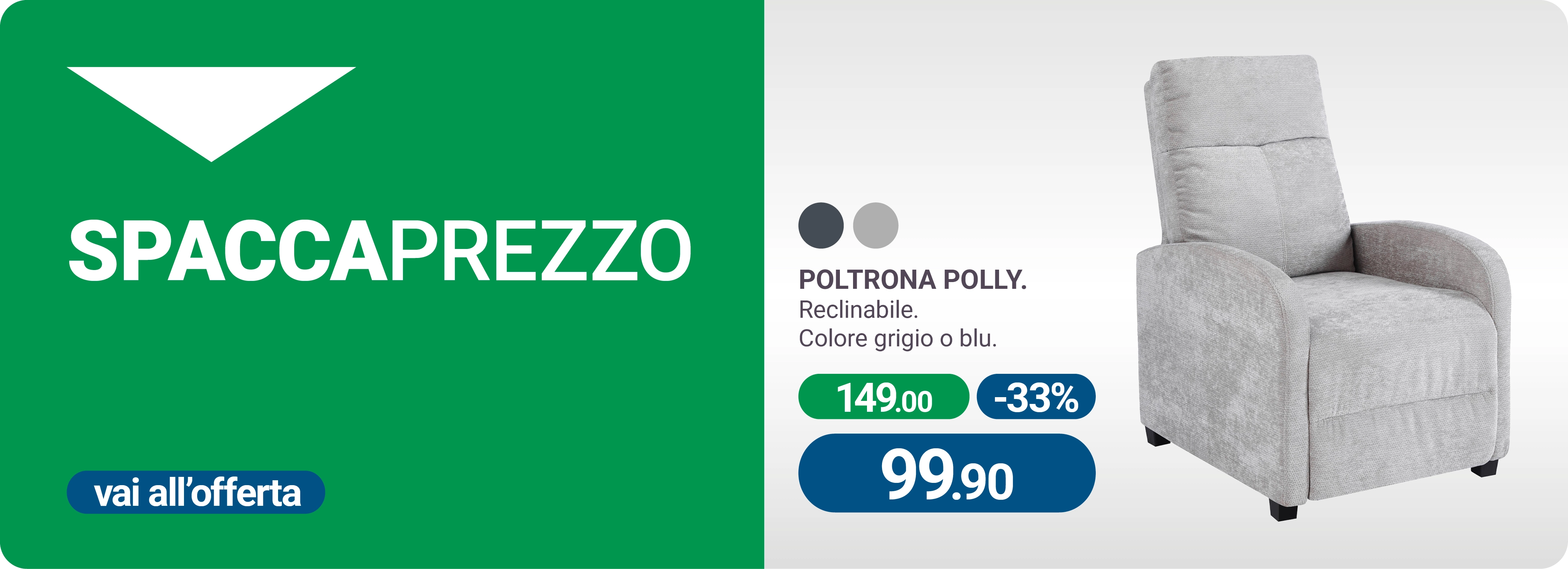 Offerta poltrona reclinabile