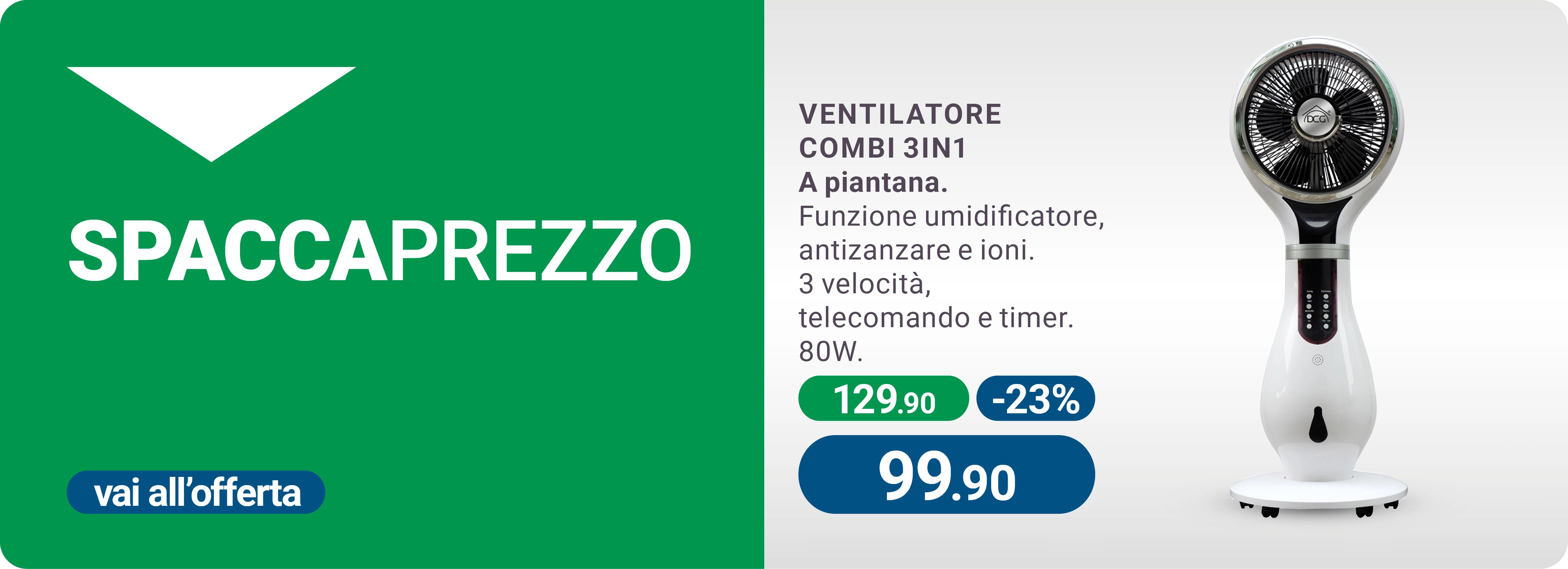 Ventilatore Combi Offerta Volantino Giugno