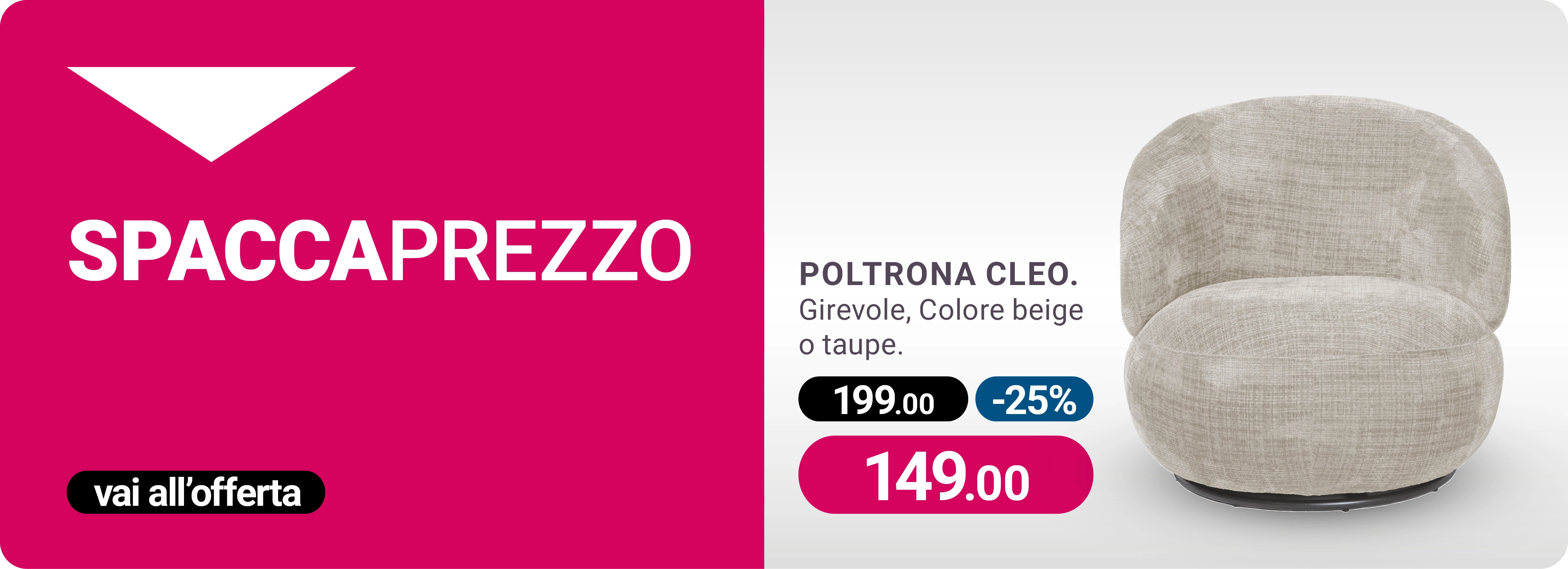 Poltroncina Cleo