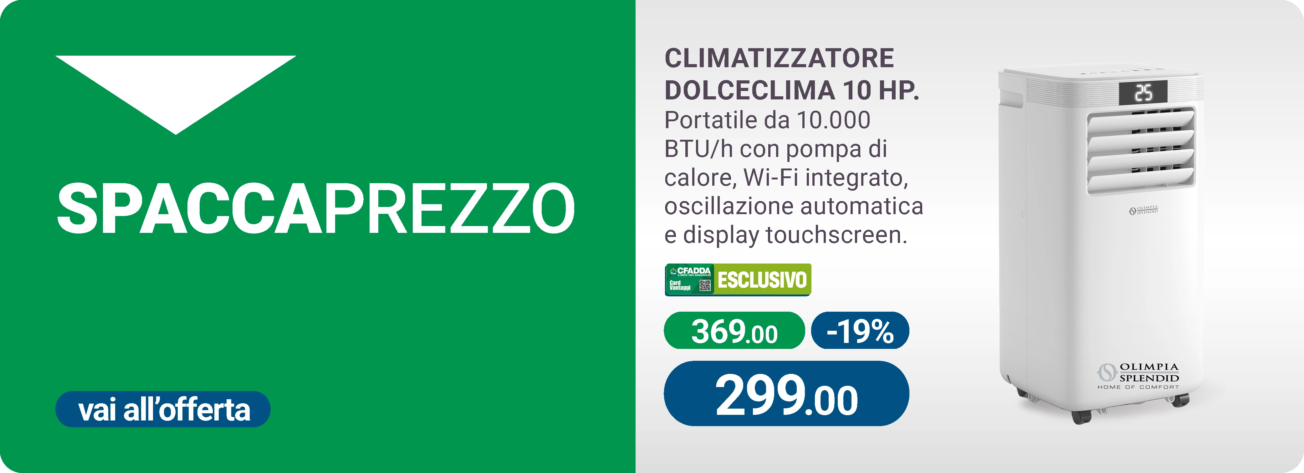 Climatizzatore portatile offerta