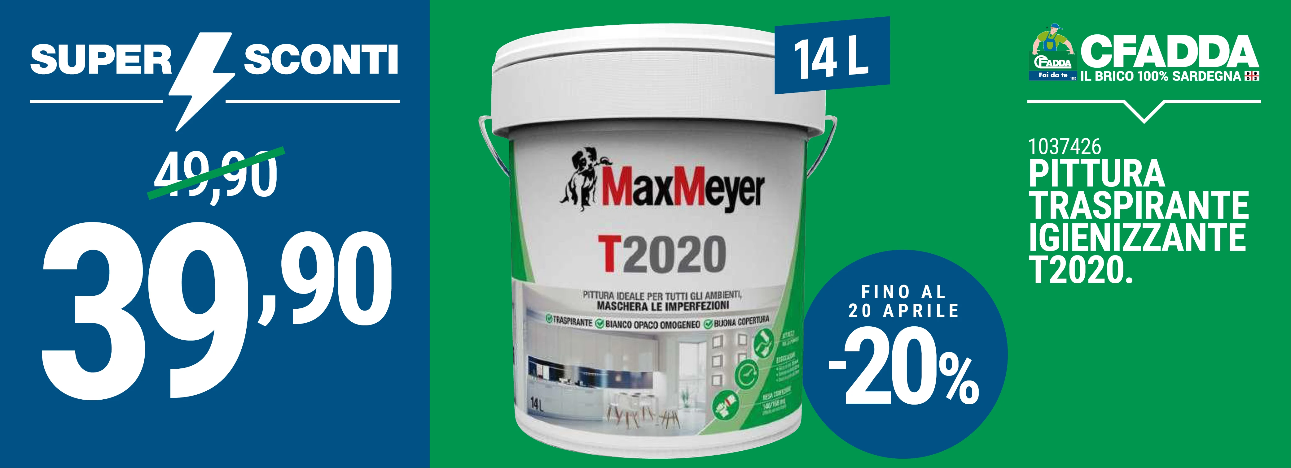 Max Meyer Pittura T2020 offerta
