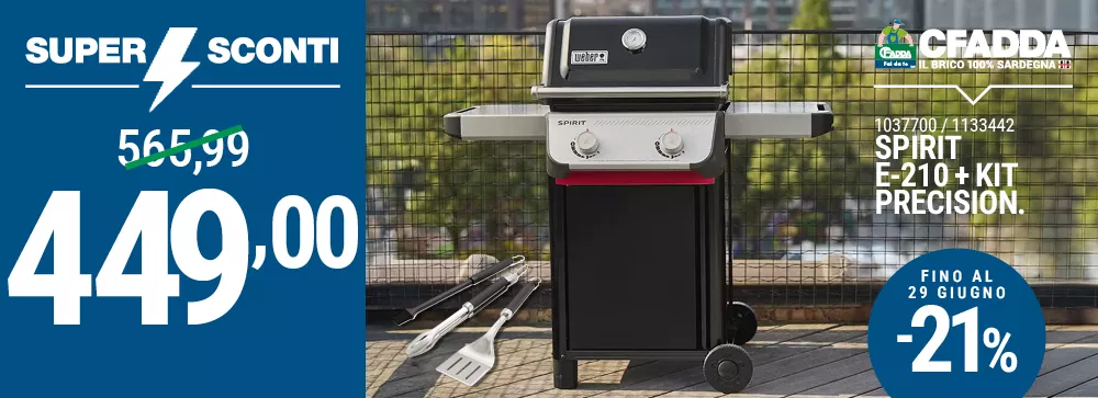 Offerta volantino BBQ Weber