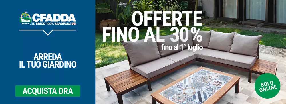 Arreda il tuo Giardino con gli sconti CFadda