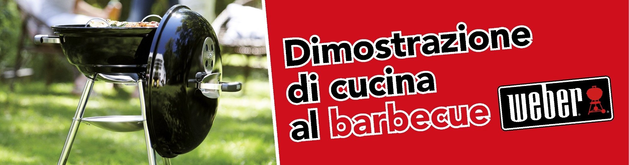 Dimostrazione di cottura al barbecue Weber