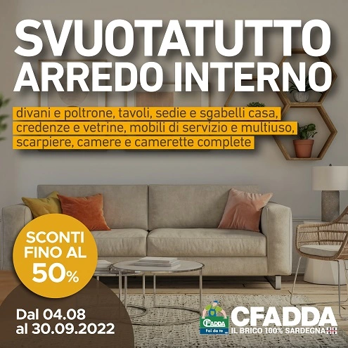 Svuotatutto Arredo Interno! Nei negozi e ONLINE fi